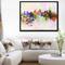 Designart - Cincinnati Skyline - Cityscape Canvas Artwork Print in Black Frame